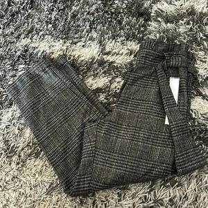 Gray Patterned Topshop Pants